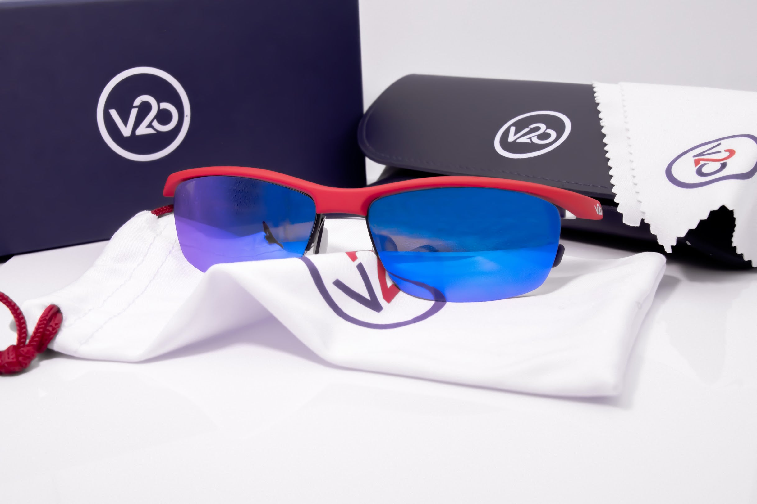 Polarised Mirrored Prescription Sports Sunglasses V2O Sports