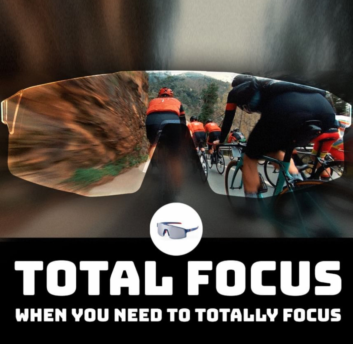 VIGOR+ Interchangeable Shield Prescription Sports Glasses